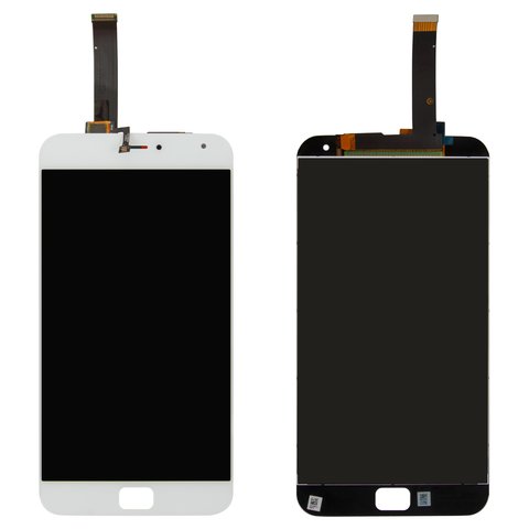 Дисплей для Meizu MX4 Pro 5.5", білий, без рамки, Original PRC 