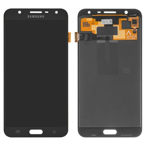 Дисплей для Samsung J701 Galaxy J7 Neo, чорний, без рамки, Оригінал переклеєне скло 