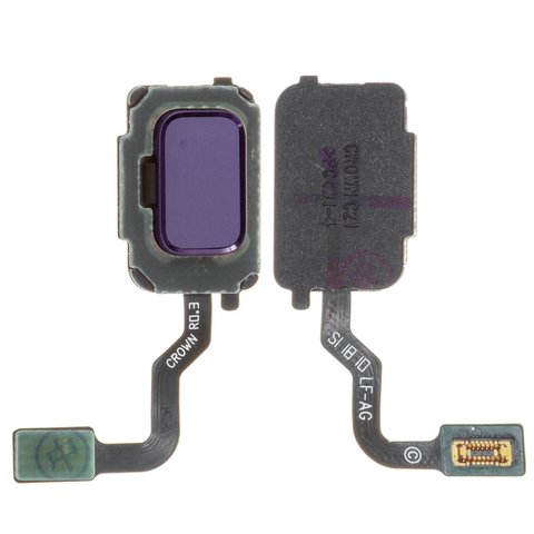 Шлейф для Samsung N960 Galaxy Note 9, для сканера відбитка пальця Touch ID , фіолетовий, lavender purple