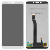 Дисплей для Xiaomi Redmi 6, Redmi 6A, белый, без рамки, Оригинал (переклеено стекло), переклеенный сенсорный экран, M1804C3DG, M1804C3DH, M1804C3DI, M1804C3CG, M1804C3CH, M1804C3CI