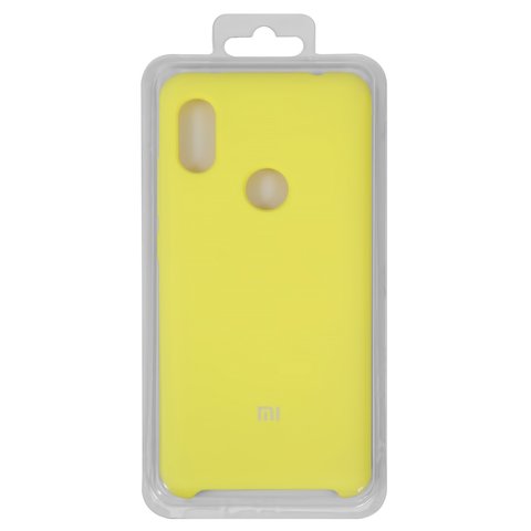 Чохол для Xiaomi Redmi Note 6 Pro, жовтий, Original Soft Case, силікон, lemonade 65 , M1806E7TG, M1806E7TH, M1806E7TI