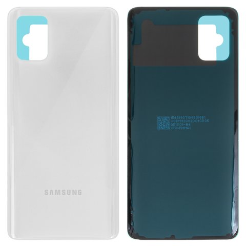 Задня панель корпуса для Samsung A515F DS Galaxy A51, біла