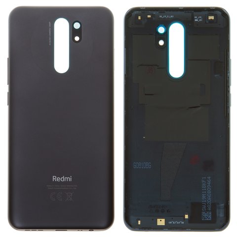 Задня панель корпуса для Xiaomi Redmi 9, сіра, M2004J19G, M2004J19C
