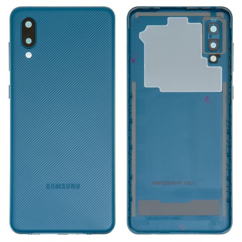 Задняя панель корпуса для Samsung A022F Galaxy A02, синяя