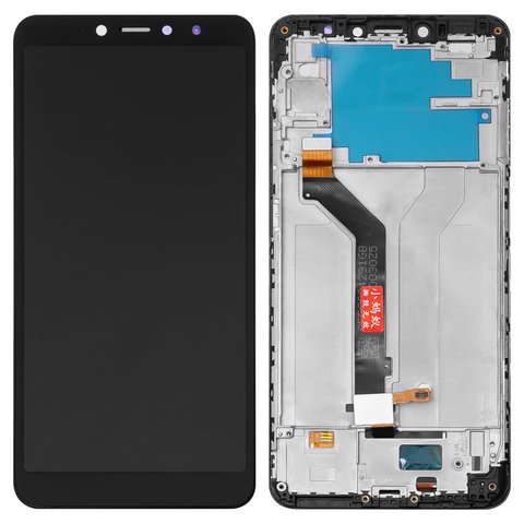 Дисплей для Xiaomi Redmi S2, чорний, з рамкою, Оригінал переклеєне скло , M1803E6G, M1803E6H, M1803E6I