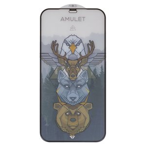 Защитное стекло iNobi Amulet для Apple iPhone 12 Pro Max, Full Glue, Anti Static, без упаковки , черный