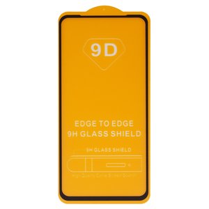 Защитное стекло для Huawei Honor 9X, P Smart Z, Y9 Prime 2019 , совместимо с чехлом, Full Glue, без упаковки , черный, cлой клея нанесен по всей поверхности