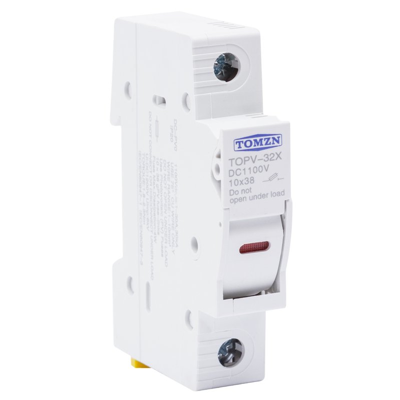 Тримач запобіжника TOMZN TOPV-32X, 1100 В, 1-32 А, 1P, з LED