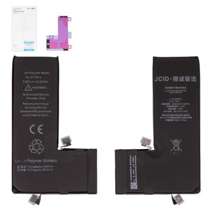 Акумулятор JCID для Apple iPhone 11 Pro, Li Polymer, 3,83 B, 3400 мАг, збільшена ємність