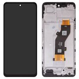Дисплей для Infinix Hot 50 4G (X6882), черный, с рамкой, High Copy