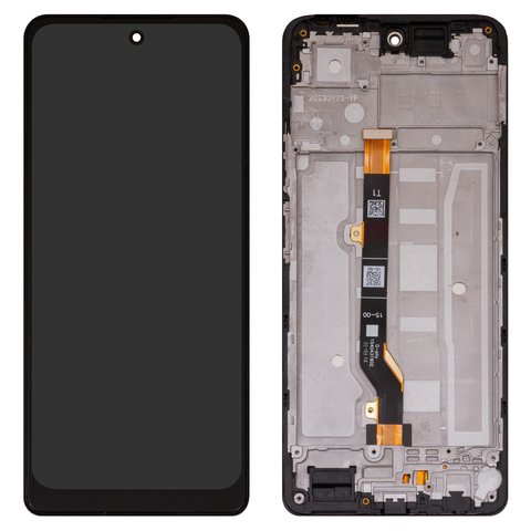 Дисплей для Tecno Spark 20 Pro KJ6 , черный, с рамкой, High Copy