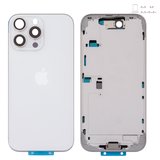 Корпус для iPhone 16 Pro Max, білий, з тримачем SIM-карти, з боковими кнопками, Original (PRC), EU Version, white titanium