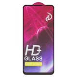 Защитное стекло для Motorola Moto G55, совместимо с чехлом, Full Glue, (без упаковки), черный