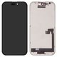 Дисплей для iPhone 16 Pro, чорний, з рамкою, без помилки, (OLED) hard diagnosable, ZY-OLED