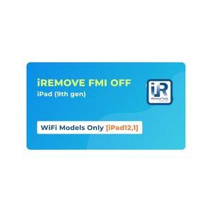 iRemove FMI OFF iPad 9th gen  лише WiFi моделі [iPad12,1]