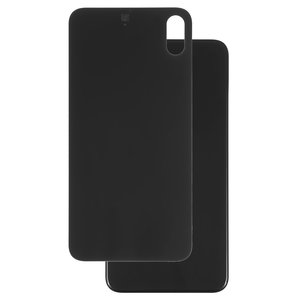 Panel trasero de carcasa puede usarse con iPhone XS Max, negra, es necesario desmontar la cámara, small hole