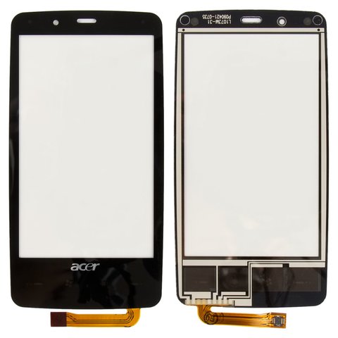Touchscreen compatible with Acer F900, black 