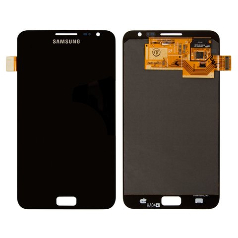 LCD compatible with Samsung I9220 Galaxy Note, N7000 Note, black, without frame, original change glass 