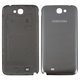 Battery Back Cover compatible with Samsung I317, N7100 Note 2, N7105 Note 2, T889, (gray)