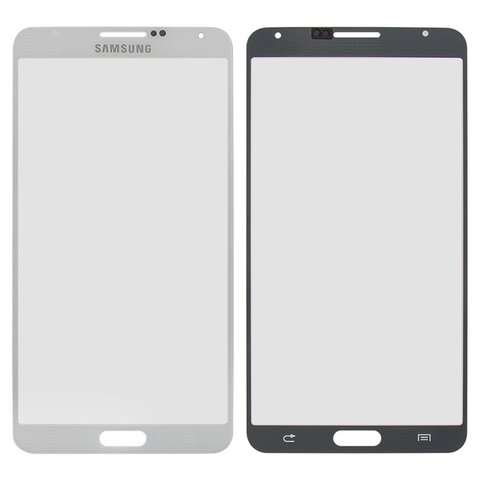 Housing Glass compatible with Samsung N900 Note 3, N9000 Note 3, N9005 Note 3, N9006 Note 3, white 