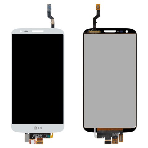 LCD compatible with LG G2 D802, G2 D805, white, without frame, Original PRC , 20 pin 