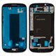 LCD Binding Frame compatible with Samsung I9300i Galaxy S3 Duos, (silver)