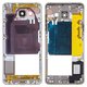 Housing Middle Part compatible with Samsung A510F Galaxy A5 (2016), A510M Galaxy A5 (2016), A510Y Galaxy A5 (2016), (golden)