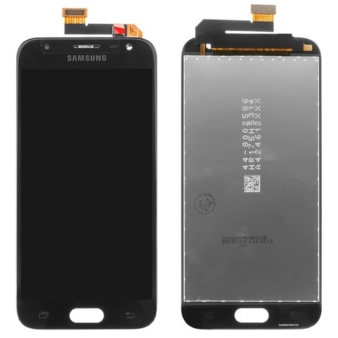 LCD compatible with Samsung J330 Galaxy J3 2017 , black, without frame, Original PRC , original glass 
