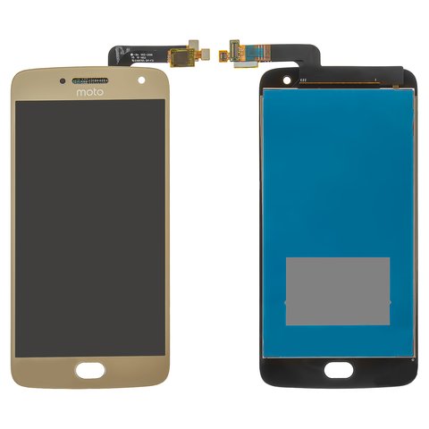 Pantalla LCD puede usarse con Motorola XT1684 Moto G5 Plus, XT1685 Moto G5 Plus Dual SIM, XT1687 Moto G5 Plus, dorado, Original PRC 