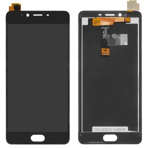 Pantalla LCD puede usarse con Meizu E2, negro, sin marco, Original PRC 
