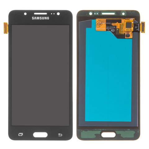 Pantalla LCD puede usarse con Samsung J510 Galaxy J5 2016 , negro, sin marco, High Copy, con borde ancho, OLED 