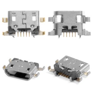Charge Connector compatible with Xiaomi Redmi 5 Plus, 5 pin, micro USB type B 