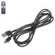 Cable USB Hoco X20, USB tipo-A, USB tipo C, 200 cm, 2.4 A, negro, #6957531068907