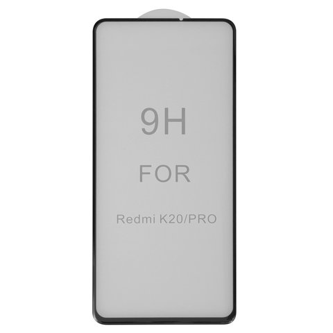 Tempered Glass Screen Protector All Spares compatible with Xiaomi Mi 9T, Mi 9T Pro, Redmi K20, Redmi K20 Pro, 5D Full Glue, black, the layer of glue is applied to the entire surface of the glass, M1903F10G, M1903F11G, M1903F10I, M1903F11I 