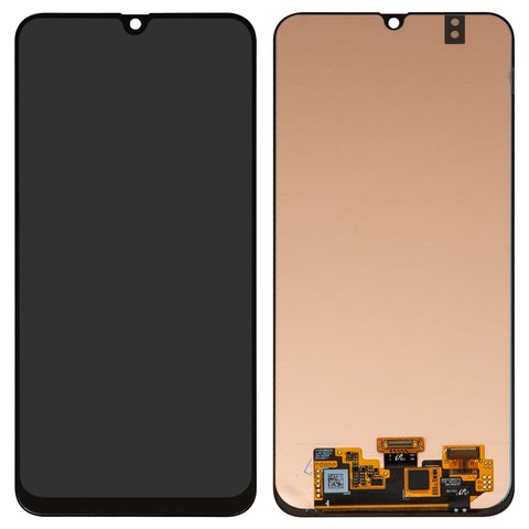 LCD compatible with Samsung M215 Galaxy M21, M305 Galaxy M30, M307 Galaxy M30s, M315 Galaxy M31, black, without frame, original change glass 