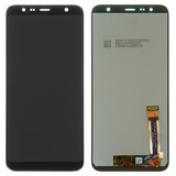 LCD compatible with Samsung J415 Galaxy J4+, J610 Galaxy J6+, (black, without frame, original (change glass) )