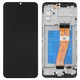 LCD compatible with Samsung A037F Galaxy A03s, (black, with frame, Original (PRC), with yellow cable, (160,5x72 mm))