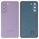 Housing Back Cover compatible with Samsung G990B Galaxy S21 FE 5G, (purple, with camera lens, lavender)