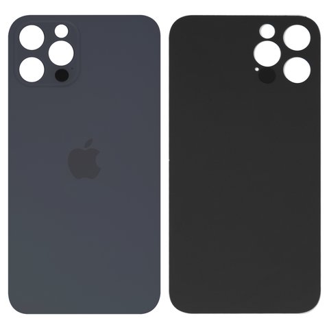 Housing Back Cover compatible with iPhone 12 Pro, dark blue, need to remove the camera glass, small hole 