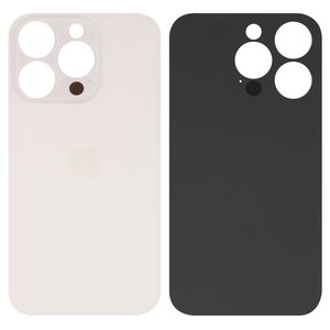 Housing Back Cover compatible with iPhone 14 Pro, golden, no need to remove the camera glass, big hole 