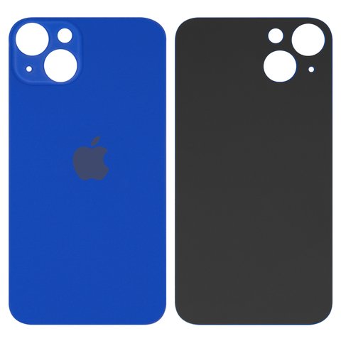 Housing Back Cover compatible with iPhone 13, dark blue, no need to remove the camera glass, AAA, big hole 