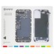 Insulation Mat compatible with Apple iPhone 12 Pro Max, (to organize screws, magnetic)