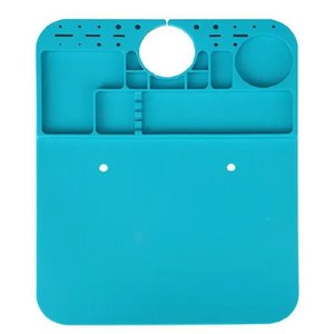 Insulation Mat Mechanic V65, silicone, for microscope, antistatic, 205 mm, 260 mm 