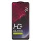 Tempered Glass Screen Protector All Spares compatible with Oppo A15, A15s, (Full Glue, compatible with case, black, the layer of glue is applied to the entire surface of the glass)