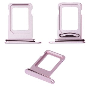Держатель SIM карты для iPhone 15, iPhone 15 Plus, розовый, dual sim