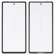 Housing Glass G+OCA PRO compatible with Google Pixel 7a, (with OCA film, black)