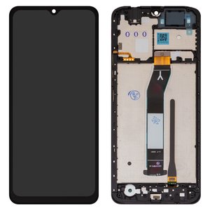 Дисплей для Xiaomi Redmi A3, Redmi A3x, черный, с рамкой, Original PRC , 23129RN51X, 23129RN51H