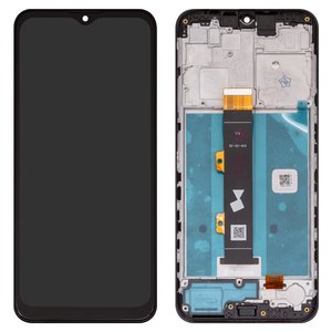 Pantalla LCD puede usarse con Motorola Moto G10 XT2127, Moto G20 XT2128, Moto G30 XT2129, negro, con marco, High Copy