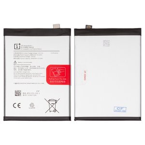 Battery BLP813 compatible with OnePlus Nord CE3, Nord N100, Li Polymer, 3.87 V, 5000 mAh, Original PRC  