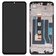 LCD compatible with Realme Note 50, black, with frame, High Copy, RMX3834 